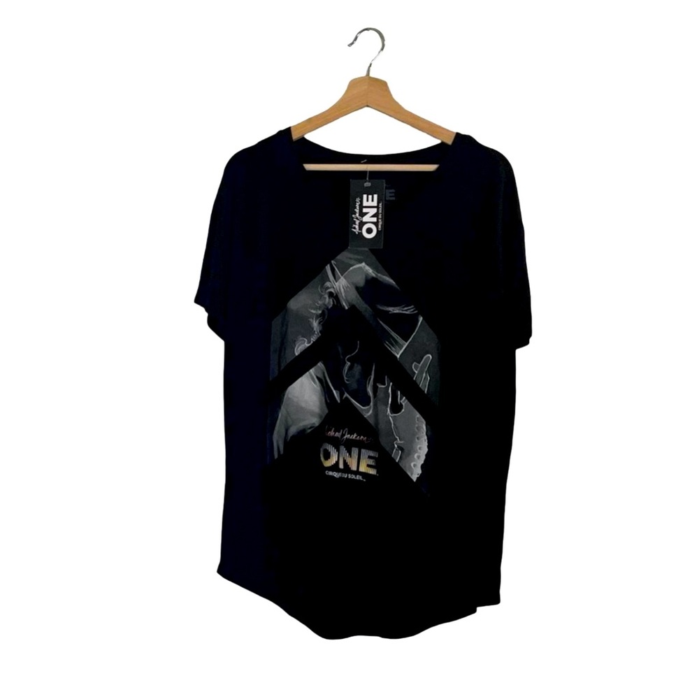 Michael Jackson Graphic Concert Tee‎ Sz M/L| Unisex Music Tour Shirt Black
